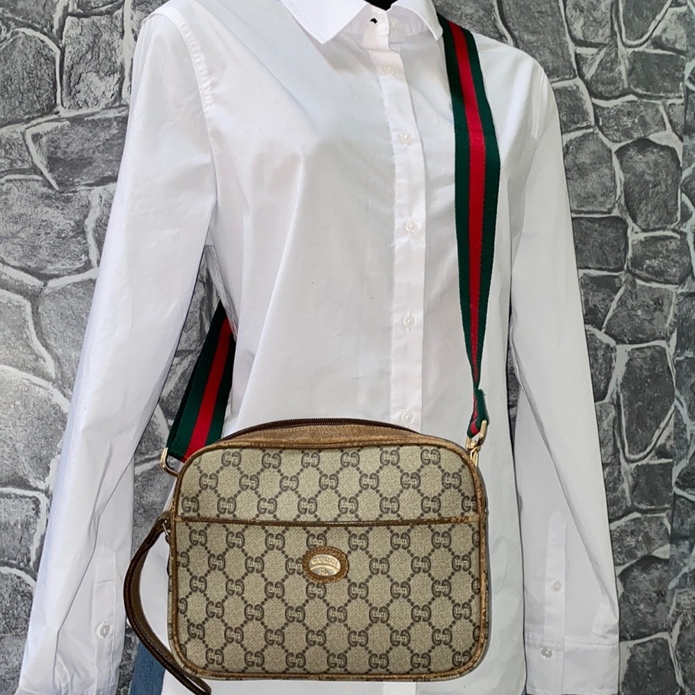 SOLDAuthentic Gucci GG Plus Bag - Picture 2 of 16